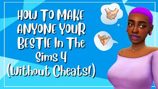 How to QUICKLY make a best friend using the Social Bunny App | NO CHEATS NEEDED in THE SIMS 4