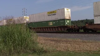 Eastbound NS 9619 Leads NS 24Z Short Intermodal Annville PA