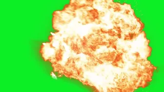 EXPLOSION green screen [no copyright]