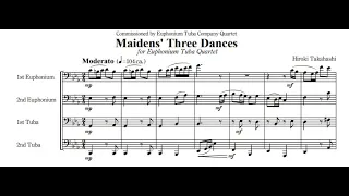 Maidens' Three Dances - Euphonium & Tuba Quartet by Hiroki Takahashi