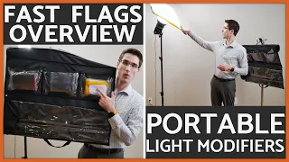 Portable Light Modifiers: Fast Flags / Road Rags / PortaFrames Overview