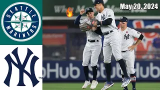 Mariners vs Yankees May 20, 2024 GAME Highlights | MLB Highlights | 2024 MLB Season