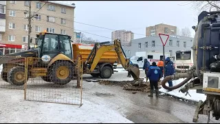 Утечка на магистральном водоводе в Щёлкове устранена