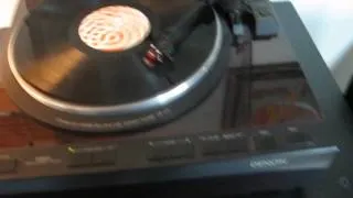 Denon DP-47F turntable demonstration