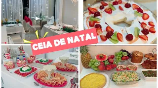 CEIA DE NATAL: CARDÁPIO COMPLETO e MESA POSTA   | #PALOMASOARES