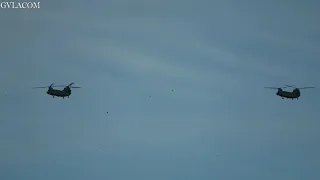 United States Army Boeing CH-47F Chinook over Athens