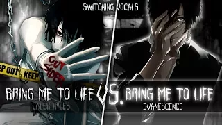 ◤Nightcore◢ ↬ Bring me to life [Switching Vocals] (Caleb Hyles)