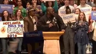 Killer Mike Introduces Bernie Sanders in Atlanta