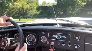 1967 MG MGB driving