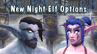 Shadowlands Night Elf Customization Options