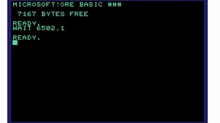Microsoft easter egg on Commodore PET