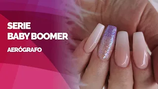 Baby Boomer #3 - Perfecto con airbrush | Ombre con aerógrafo | French fade