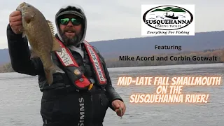 Late-Fall Fishing (On The Water) - Late Season Susquehanna River Smallmouth Bass - SFTTACKLE.COM