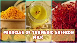 Health Benefits of Turmeric Milk | Turmeric & Saffron Milk Recipe | Kesar Doodh