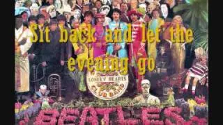 Sgt. Pepper's Lonely Hearts Club Band - the Beatles (with lyrics)