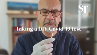 Taking a DIY Covid-19 test