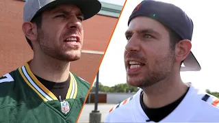 Chicago Bears fans vs. Packers fans