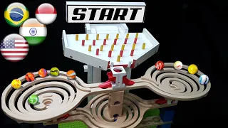 Marble Race: Friendly #4 Tournament of Marbles by Fubeca's Marble Runs