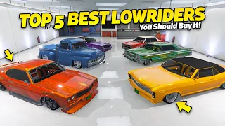 TOP 5 Best LOWRIDERS To Customize In Benny's Shop! | GTA 5 Online