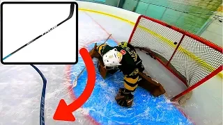 3 on 3 GoPro Hockey | "TRUE A6.0 Stick"