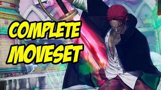 Shanks(Film: RED) FULL Moveset - One Piece Pirate Warriors 4 DLC