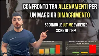 Confronto tra Allenamenti per un maggior Dimagrimento - cosa dice la scienza [Evidence Based]