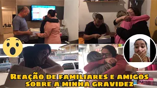 Reação da minha família e amigos quando contei sobre a gravidez