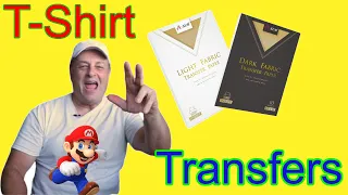 DIY Custom T-Shirts using A-SUB Light Fabric & Dark Fabric paper