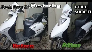 Restoring Honda Spacy 110 Model 2013 Full Video