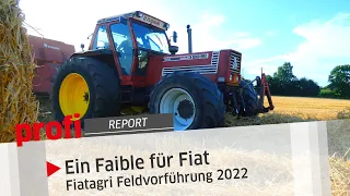 Ein Faible für Fiat: Fiatagri Feldvorführung 2022 | profi # Report