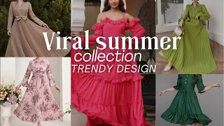 Trendy long & Short frock for girls | Stylish & Latest Design | Summer collection