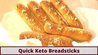 Quick Keto Breadsticks Olive Garden Style (Nut Free And Gluten Free)