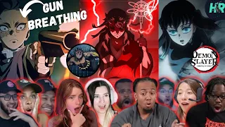 Upper FOUR!!😱 Demon Slayer Season 3 Episode 3 Reaction Mashup | 鬼滅の刃 刀鍛冶の里 第3話