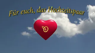 Hochzeitswünsche in Wort und Bild