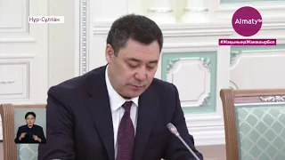 Қазақстан мен Қырғызстан президенттері журналистер үшін бірлескен баспасөз мәслихатын өткізді