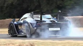 McLaren Senna Sound In Action - Acceleration, Downshifts, Revs & Burnout!