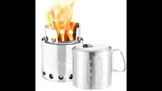 Solo Stove Lite Double Wall Gasifier Wood Burning Stove