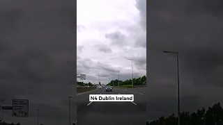 Dublin Ireland Light Traffic Day on National Highway N4 | Lovely #Drive #drivevlogs #dashcam