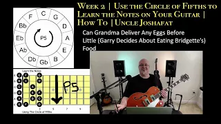 Week 2 | Use the Circle of Fifths to Learn the Notes on Your Guitar | How To | Uncle Joshafat