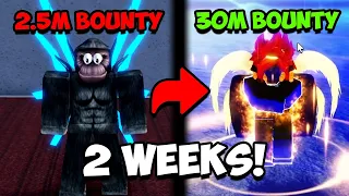How I got 30M Bounty In Two Weeks(Blox Fruits)