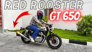 അൻഡാവ് ENGINE മായി എത്തി മക്കളെ 👌🔥 | GIRLS  REACTION😹| 650 with ROOSTER #motomaniac46