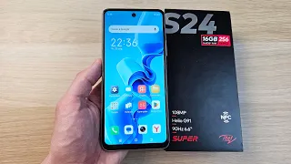 ITEL S24 - НОВЫЙ ПРОЦЕССОР HELIO G91, 108МП КАМЕРА И 256GB ПАМЯТИ!