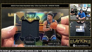 GOLD GLITTER WEMBY!! 202324 Panini Select Basketball Hobby 12 Box Case Break #5