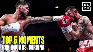 Top 5 Moments From the Shavkat Rakhimov vs. Joe Cordina Card