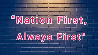 Independence Day "Nation First, Always First"