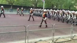 Massed Bands of the Royal Marines Beating Retreat 2016 part 1