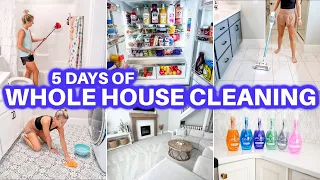 5 DAY EXTREME WHOLE HOUSE CLEAN WITH ME 2023 | WHOLE HOUSE SPEED CLEANING MOTIVATION |HOUSE CLEANING