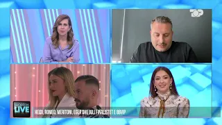 “Heidin e çoi në finale Romeo”,  Françeska dhe Liami përplasen me gazetarët– Shqipëria live