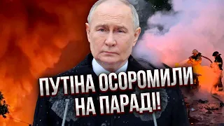 ⚡️Почалося! АТАКА ПІД ЧАС ПАРАДУ ПУТІНА. ЗСУ вдарили на 1500 км. Горять ДВІ НАФТОБАЗИ, завод і порт