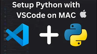 How to setup Python for VSCode in 2023 in 3mins! | Install Python and Setup VSCode for MAC 10